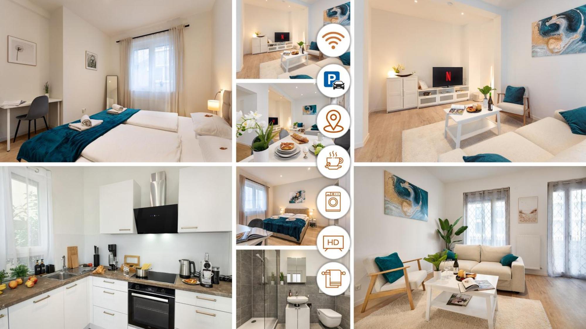 Rosenberg-Suites - Zentral, Stellplatz, Grosse Terasse, Business & Privat Heilbronn Bagian luar foto