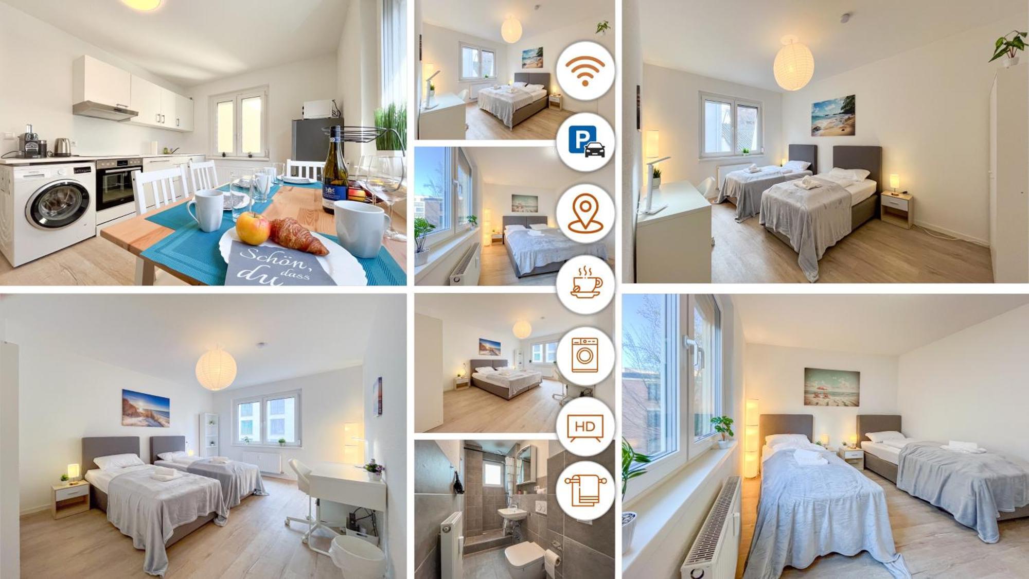 Rosenberg-Suites - Zentral, Stellplatz, Grosse Terasse, Business & Privat Heilbronn Bagian luar foto
